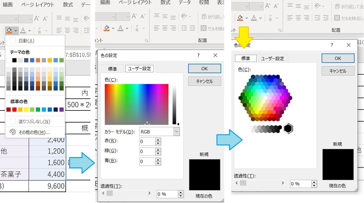 （E）円グラフを作る　②