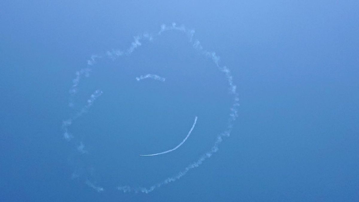 大空に☺️