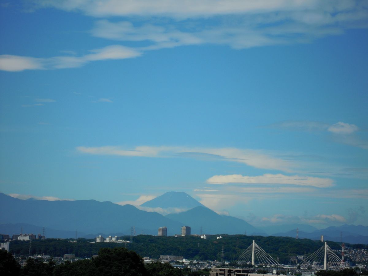 今朝の富士山