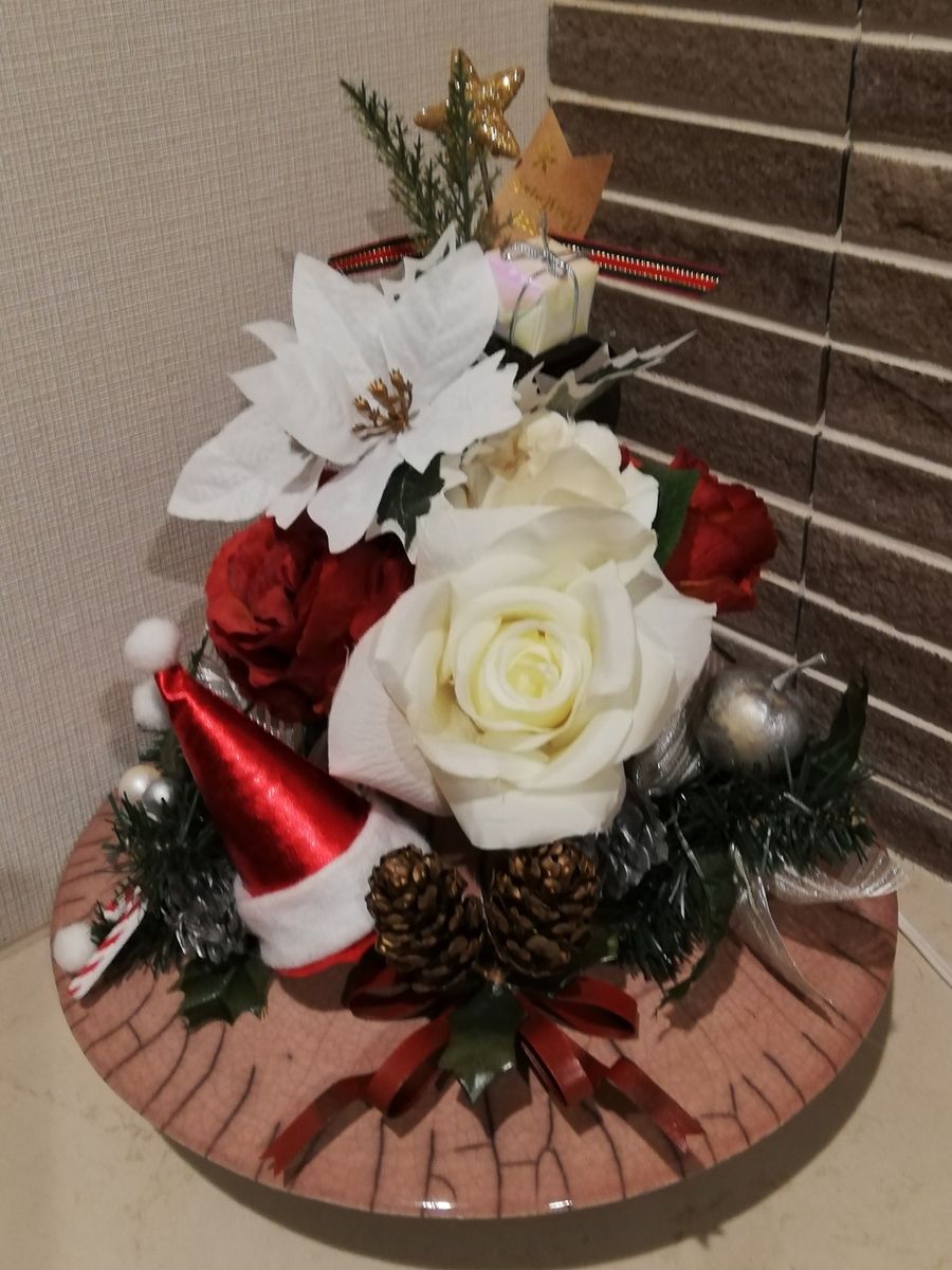 今年もクリスマススワッグ作ってみた