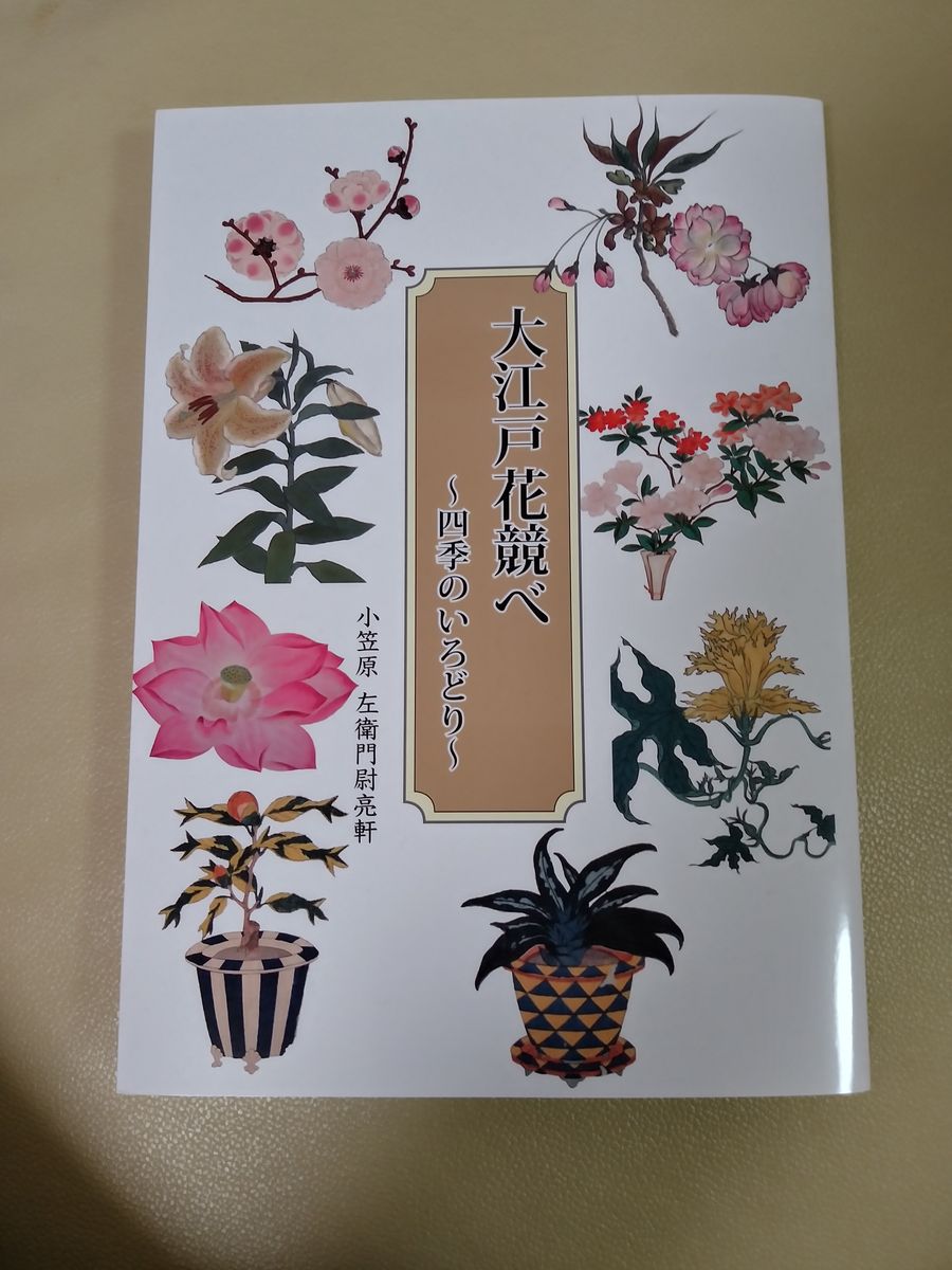 大江戸花競べ～四季のいろどり～　小笠原左衛門尉亮軒著