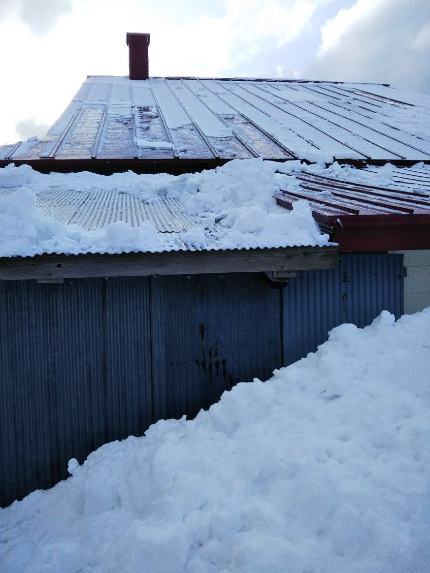 ☃️一階が屋根と繋がっちゃう😰