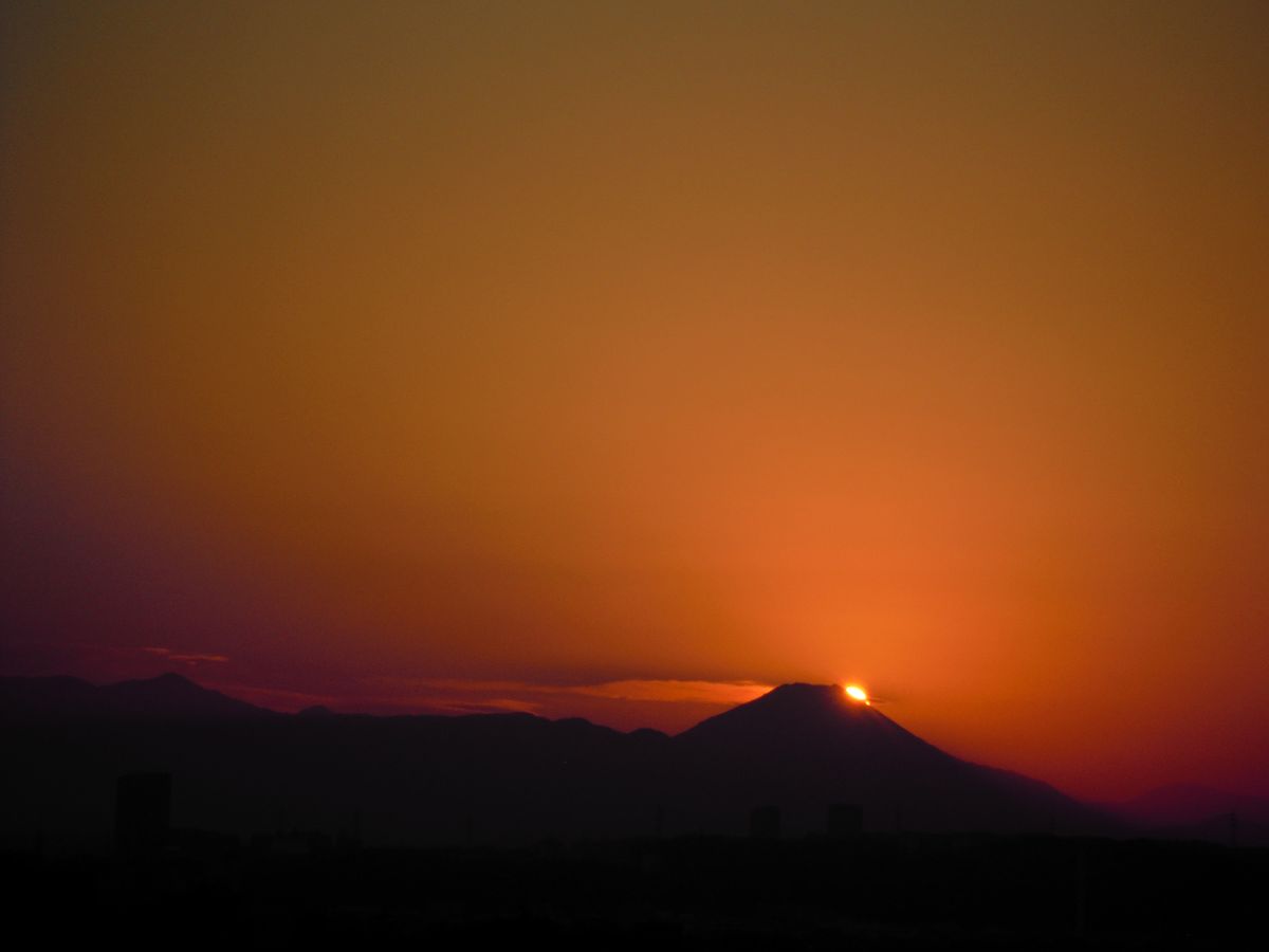 昨日の富士山は