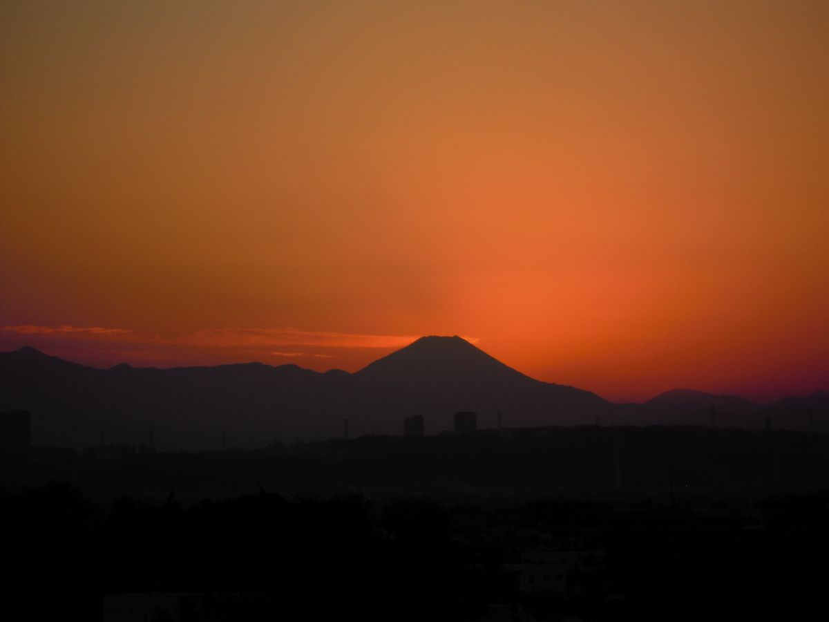 昨日の富士山は