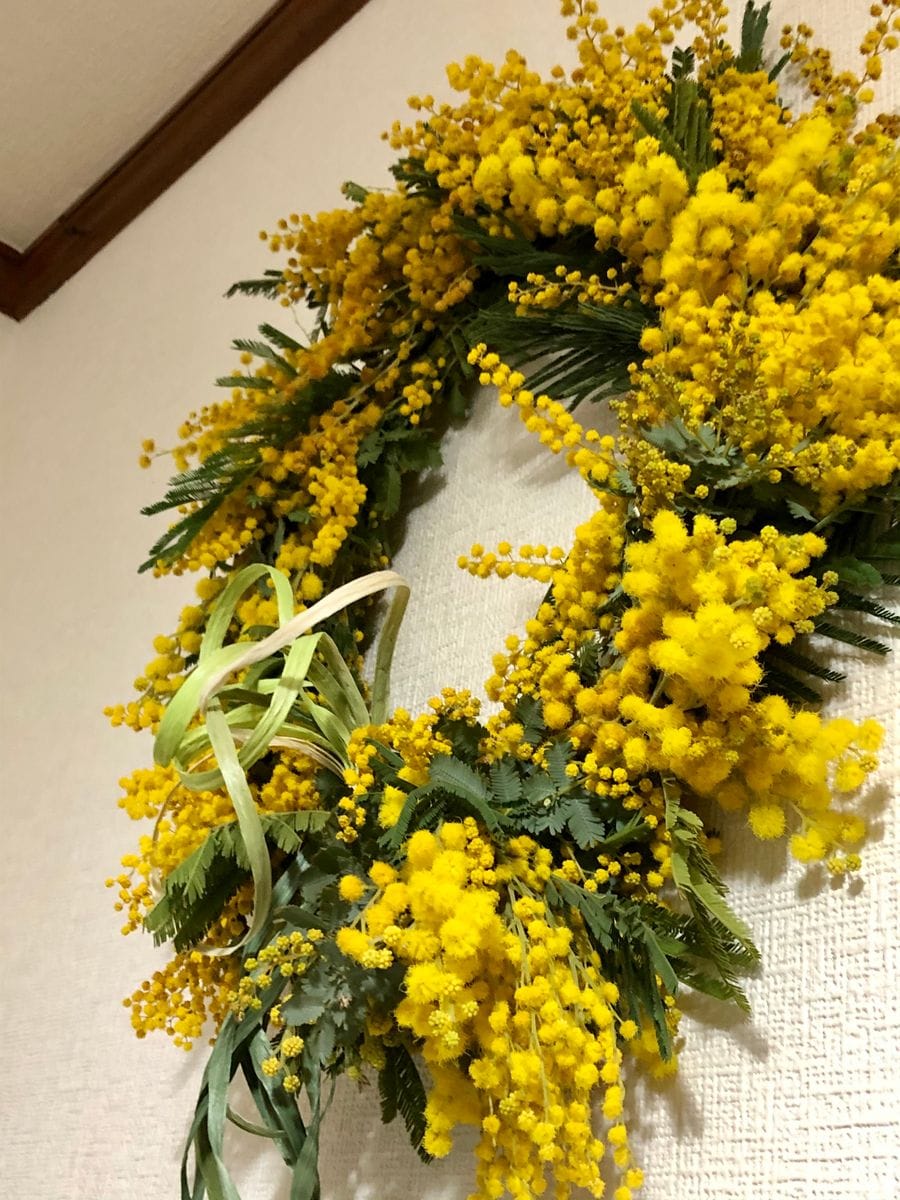 ミモザリース🌼🌼🌼