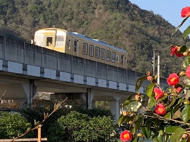 アート列車とコラボ