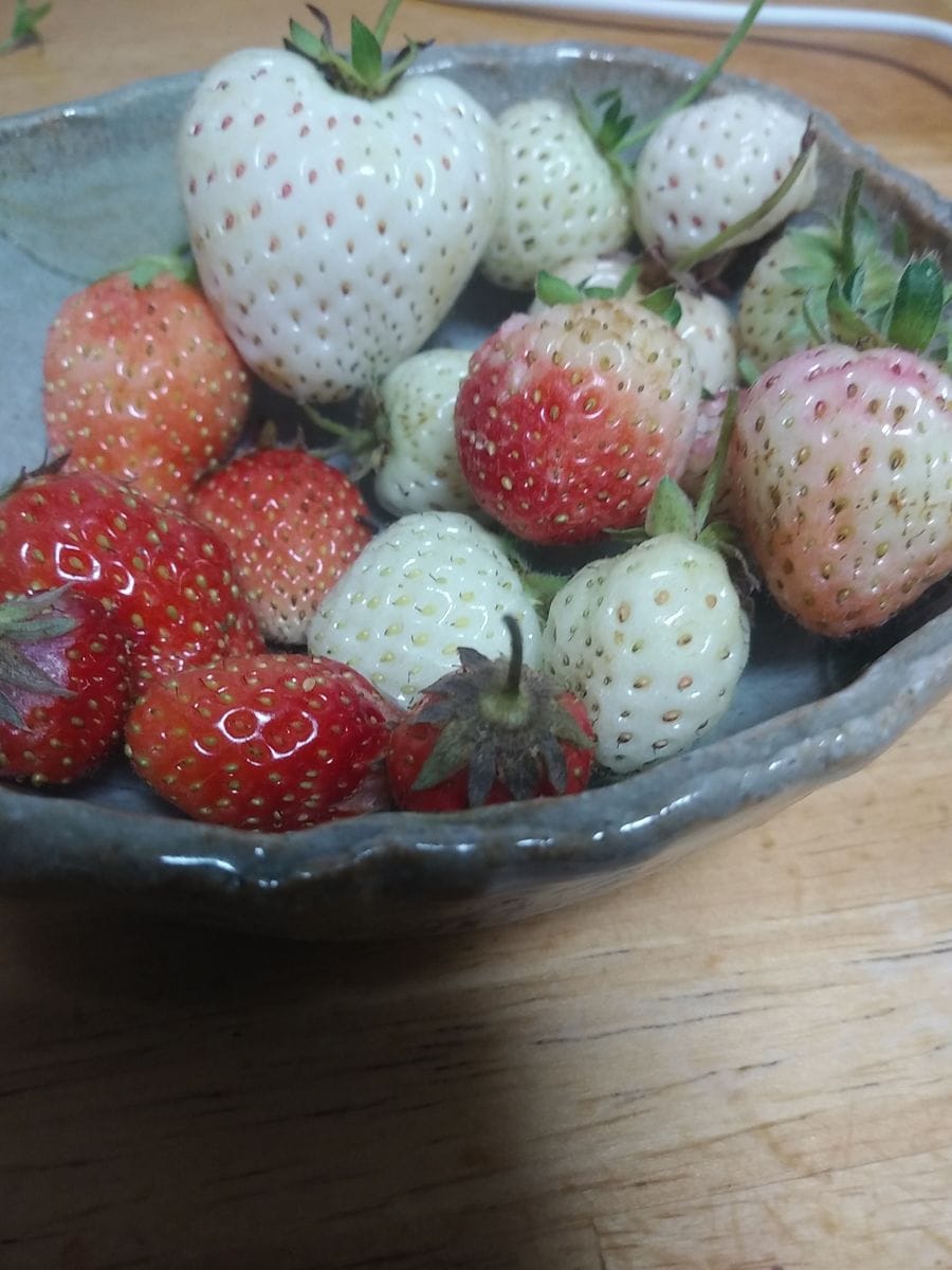 オマージュアバラバラと白い🍓