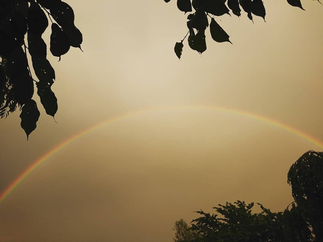 大雨からの天体ショー✨