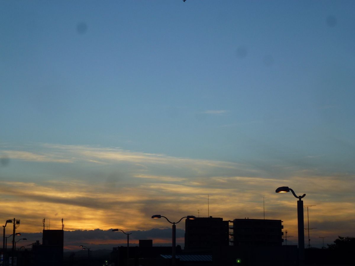 夕焼け：8月3日