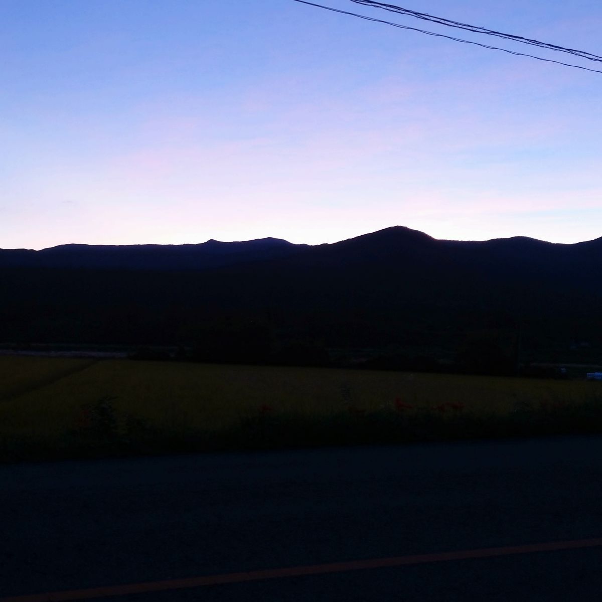 土曜日の夕空🌝