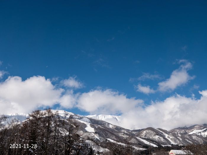 雪の後のご褒美