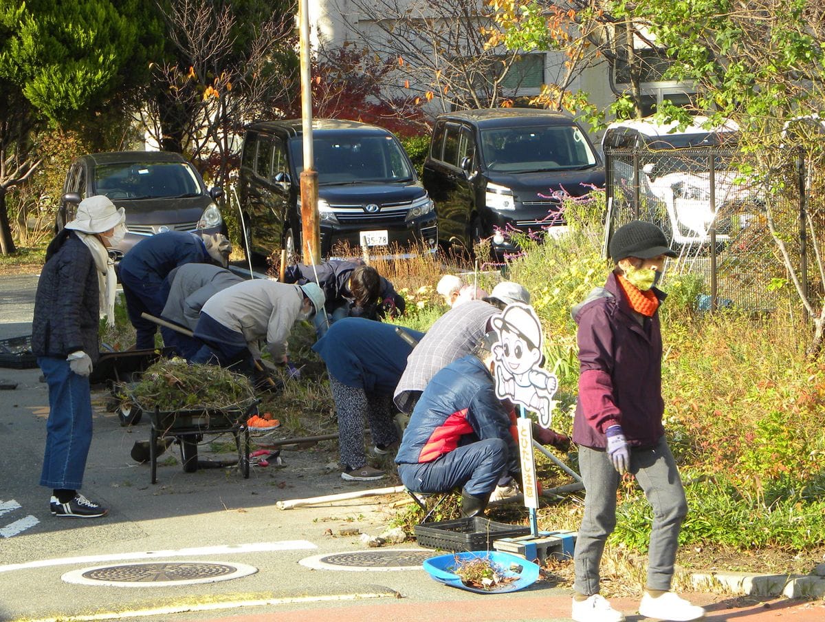 園芸ボランティア定例作業日・・