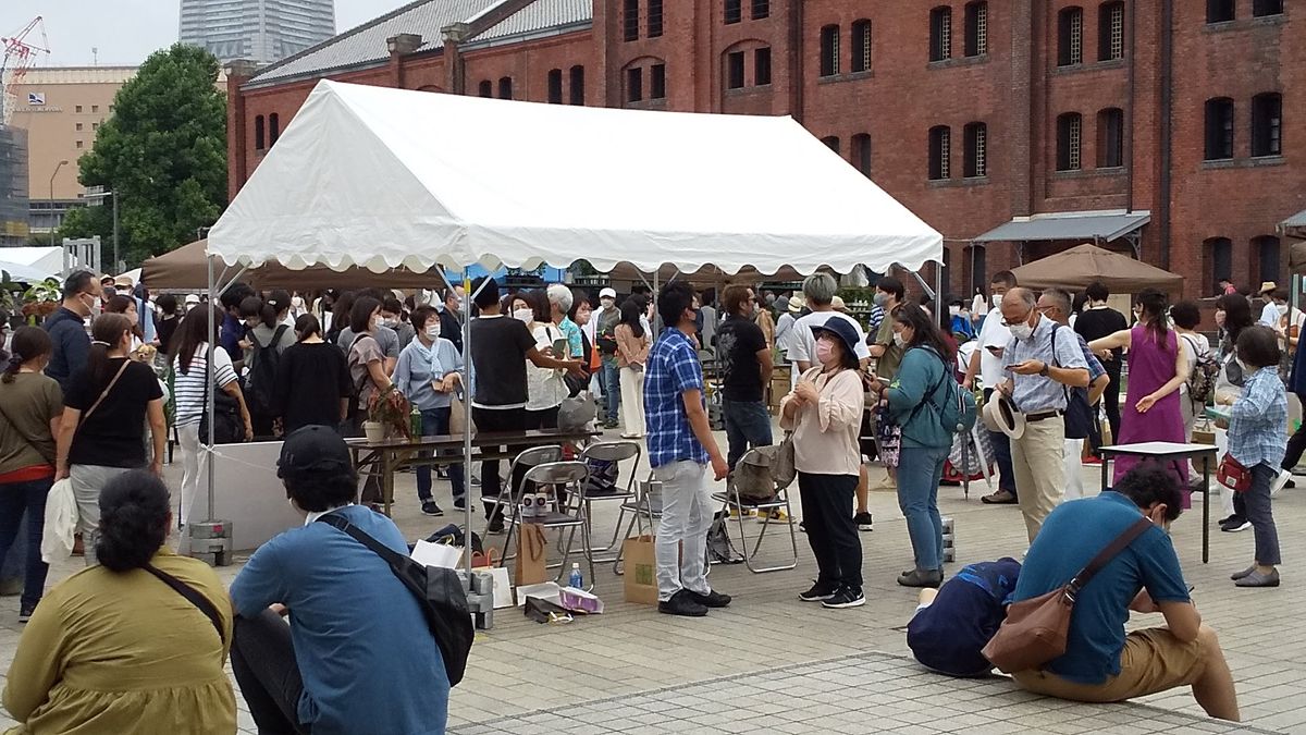 横浜の園芸イベントと花菜ガーデンへ