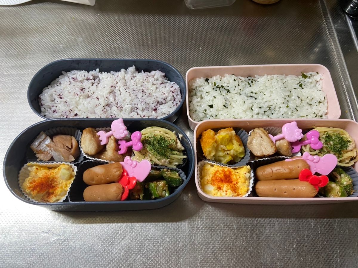 昨日と一昨日のお弁当