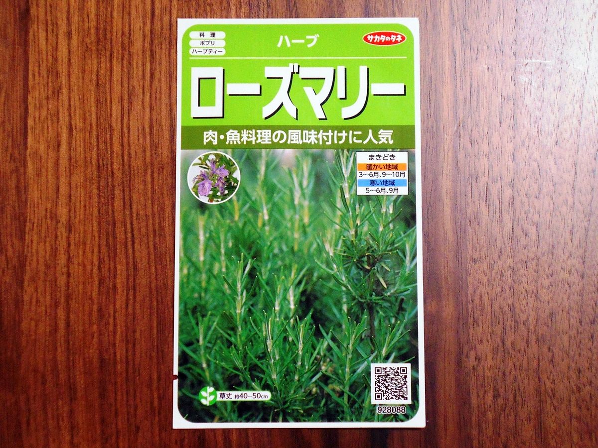 ローズマリーを種から（ハーブ栽培） ローズマリーの語源