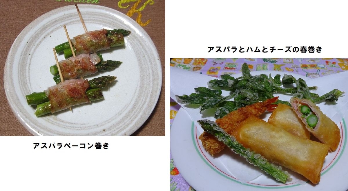 めざせ、ポタジェ（アスパラガス） 食べる