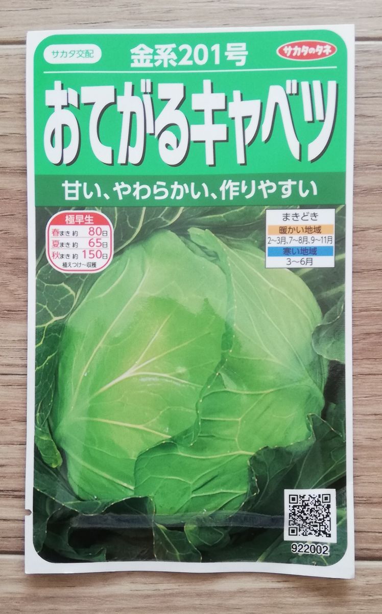 キャベツ(金系201号)の栽培記録