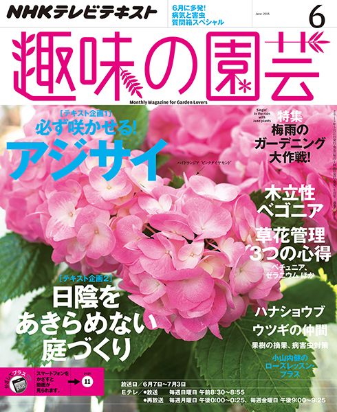 梅雨のガーデニング大作戦！ 『趣味の園芸』最新号(6月号)