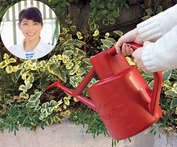 「ガーデンツールの達人」に登場！杉井志織さんも愛用のプラスチック製6Lジョウロ