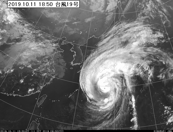 大型台風１９号接近中。ウォーキングMS⑦ 306日目(2436日目)