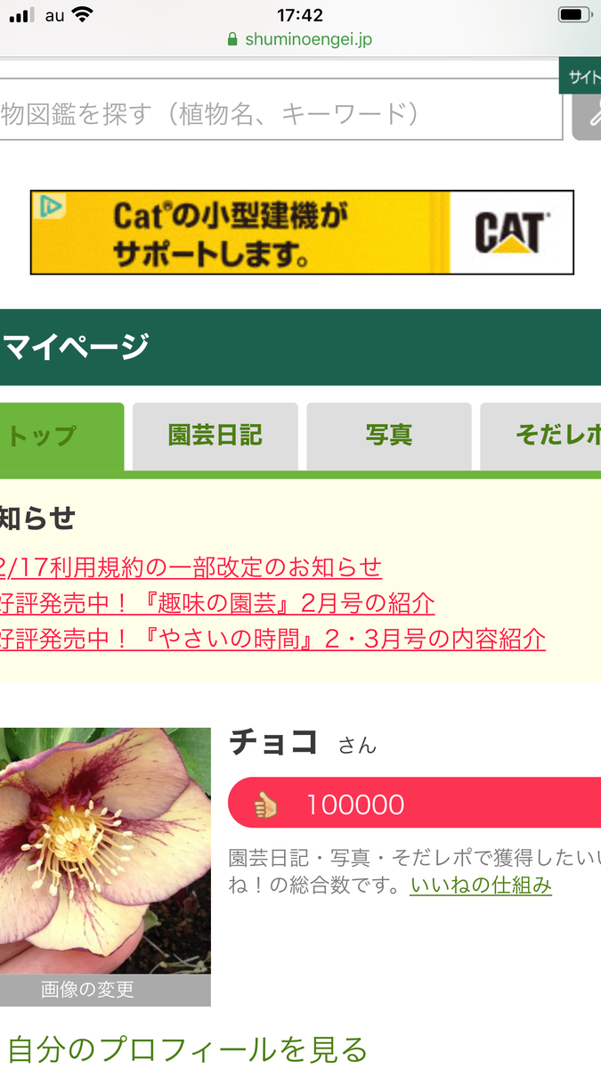 ありがとうございます😊いいね！100000になりました。